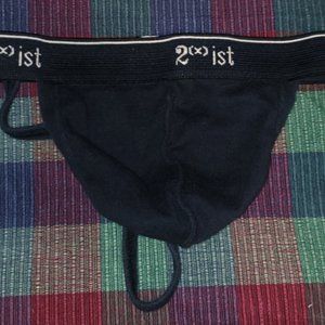 2xist Y-back Thong Medium Black